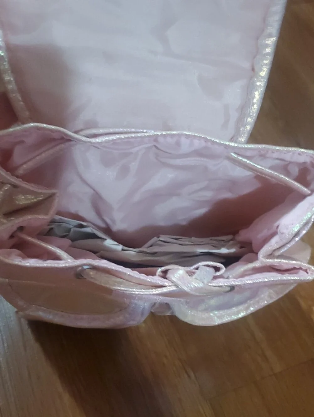 Claire's Iridescent Pink Unicorn Mini Backpack with Pink Pom Keychain